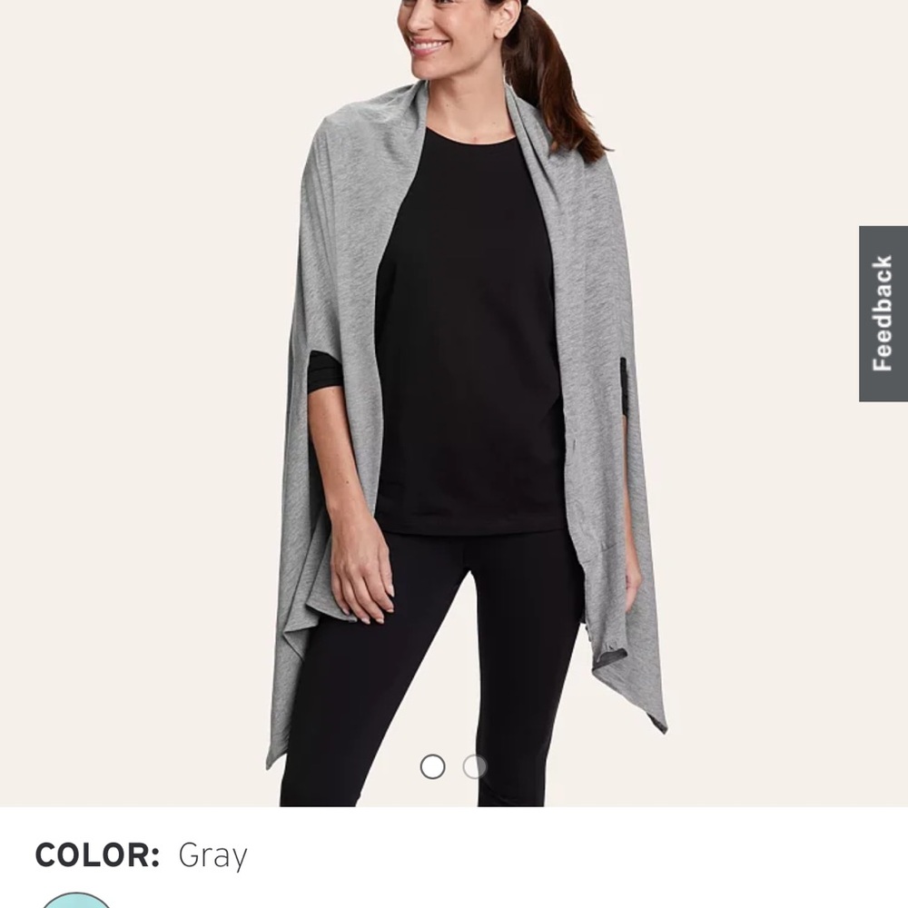 Eddie Bauer Women's Gray Poncho